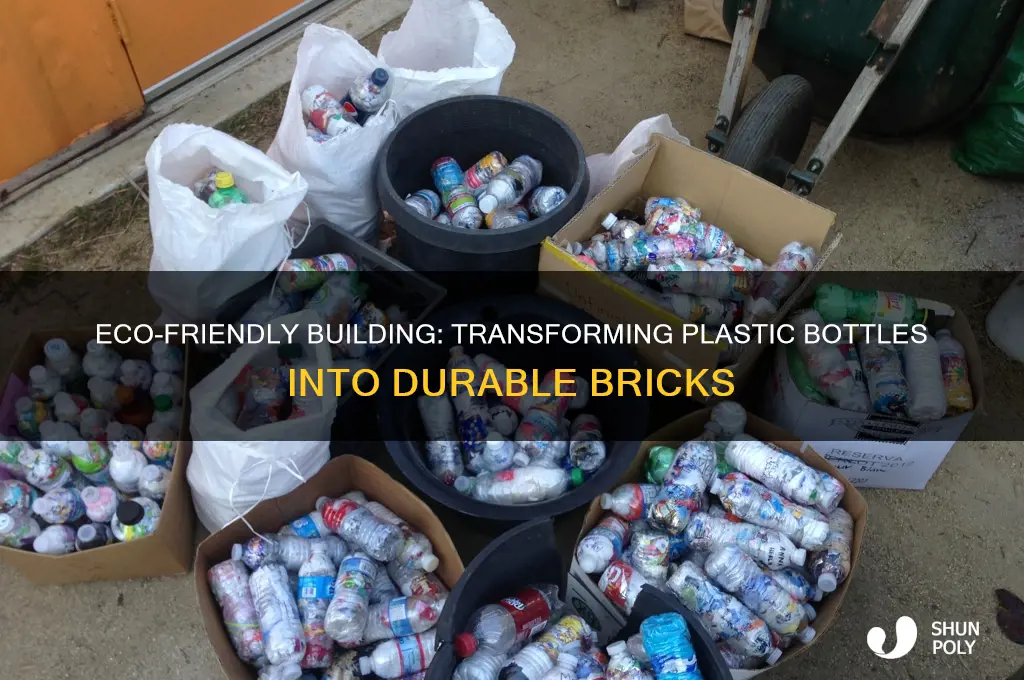 how to recycle plastic bottles into bricks