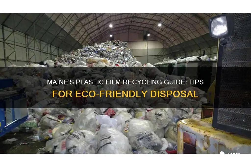 how to recycle plastic film in maine