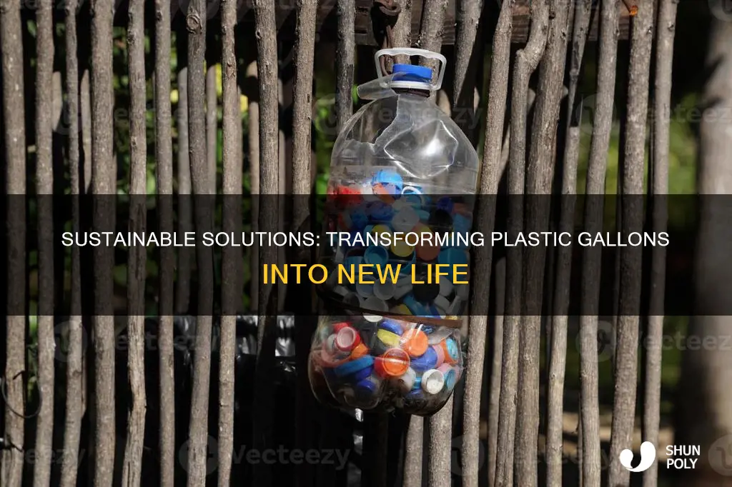 how to recycle plastic gallon