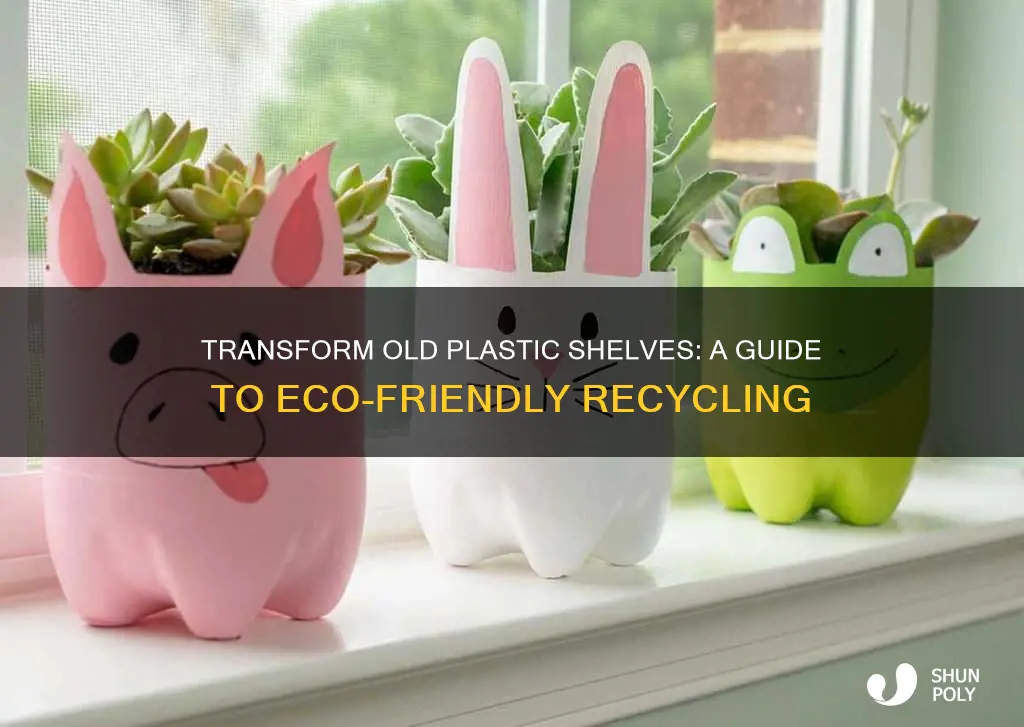 how to recycle plastic garage shelving