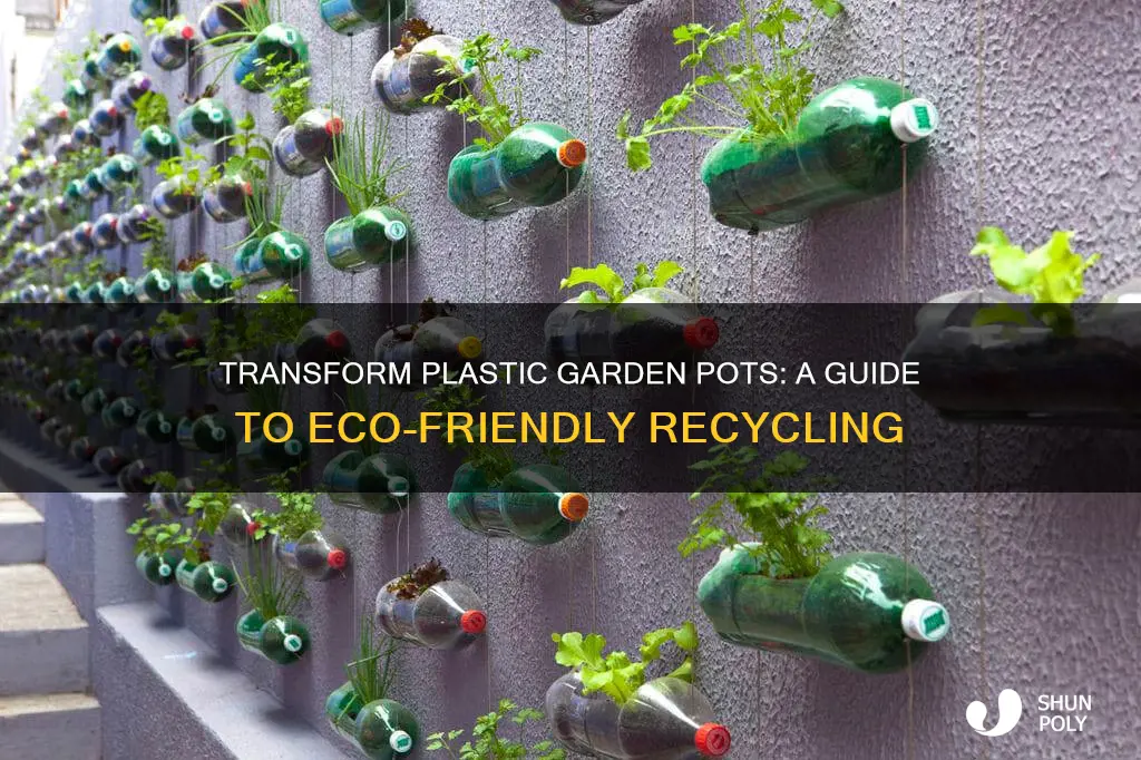 how to recycle plastic garden ots