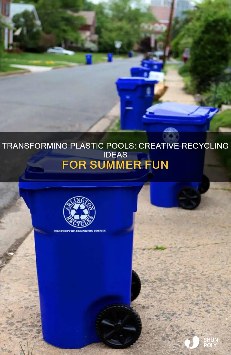 how to recycle plastic pool