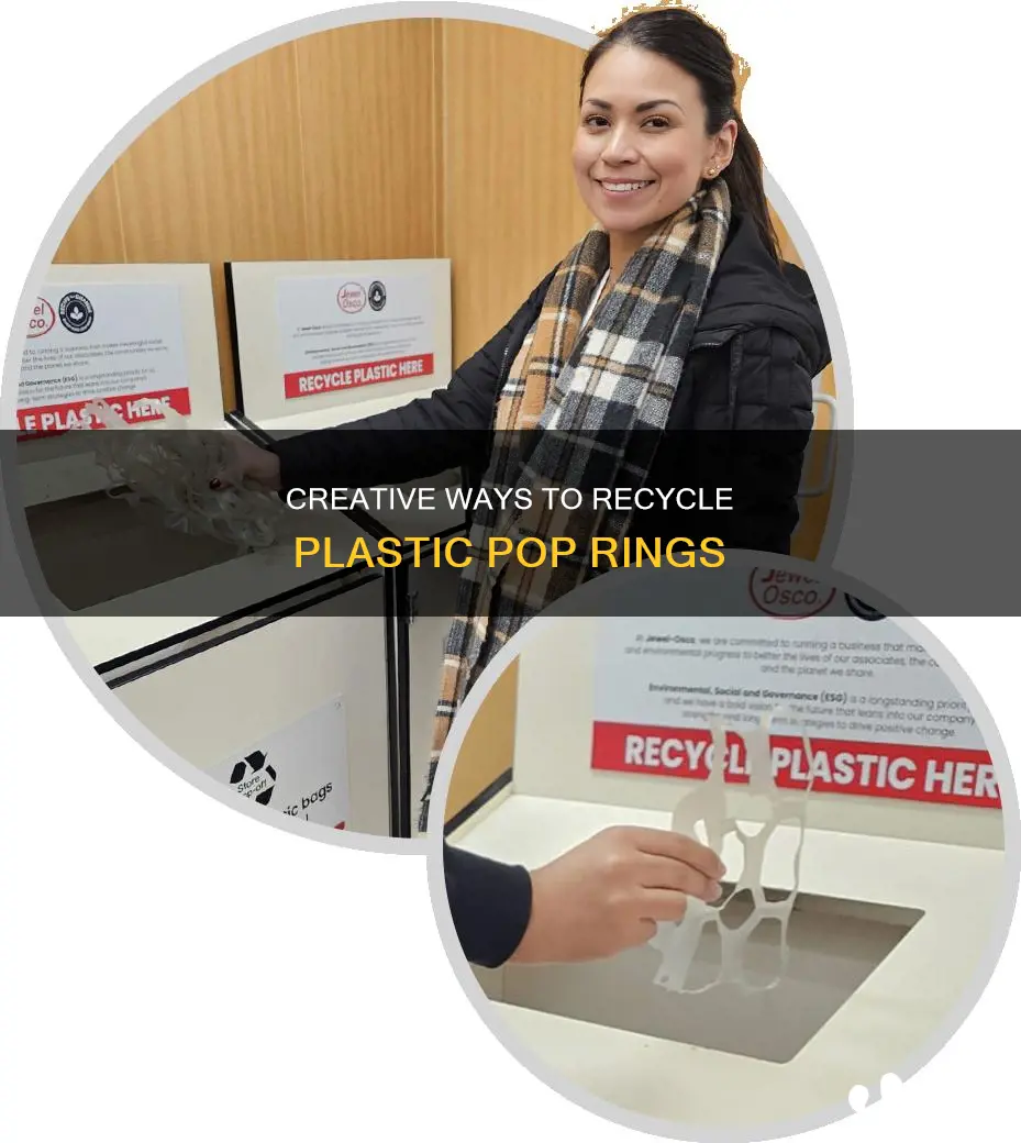how to recycle plastic pop rings
