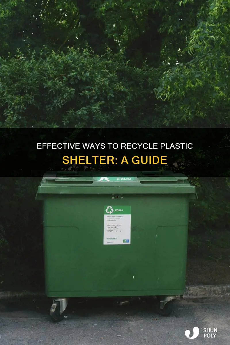 how to recycle plastic sheltered