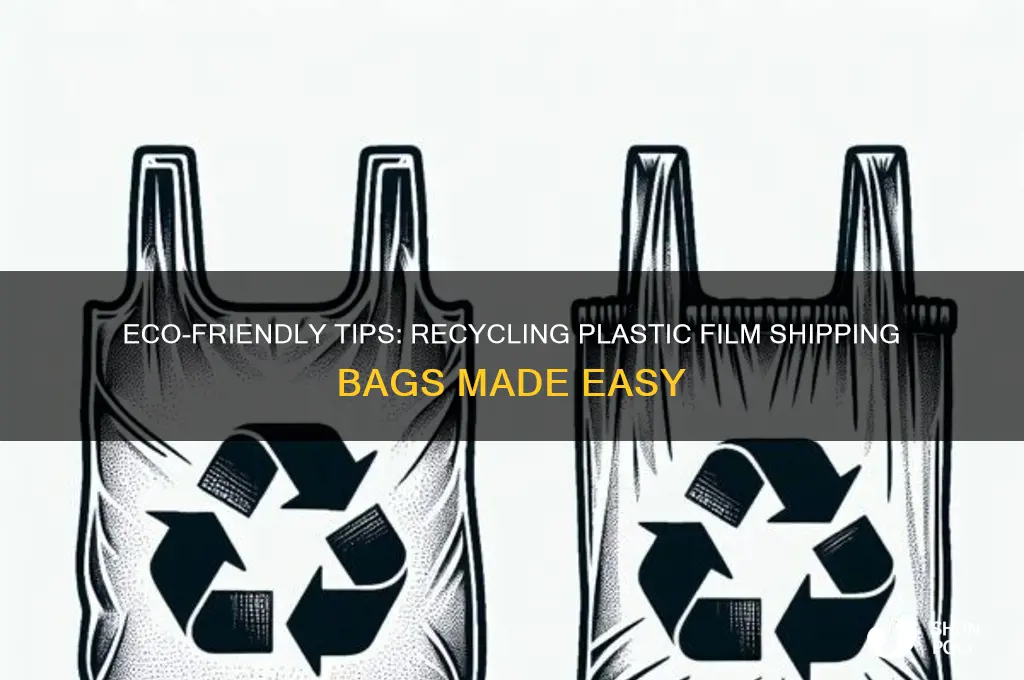 how to recylce plastic film shipping bags
