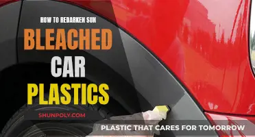 Reviving Sun-Bleached Car Plastics: DIY Redarkening Techniques