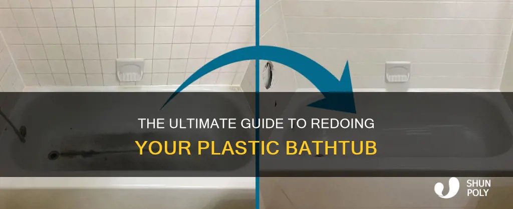 how to redo a plastic bathtub