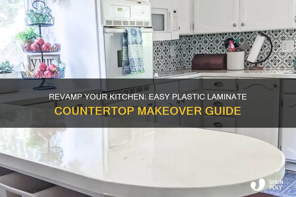how to redo plastic laminate counter dit make over