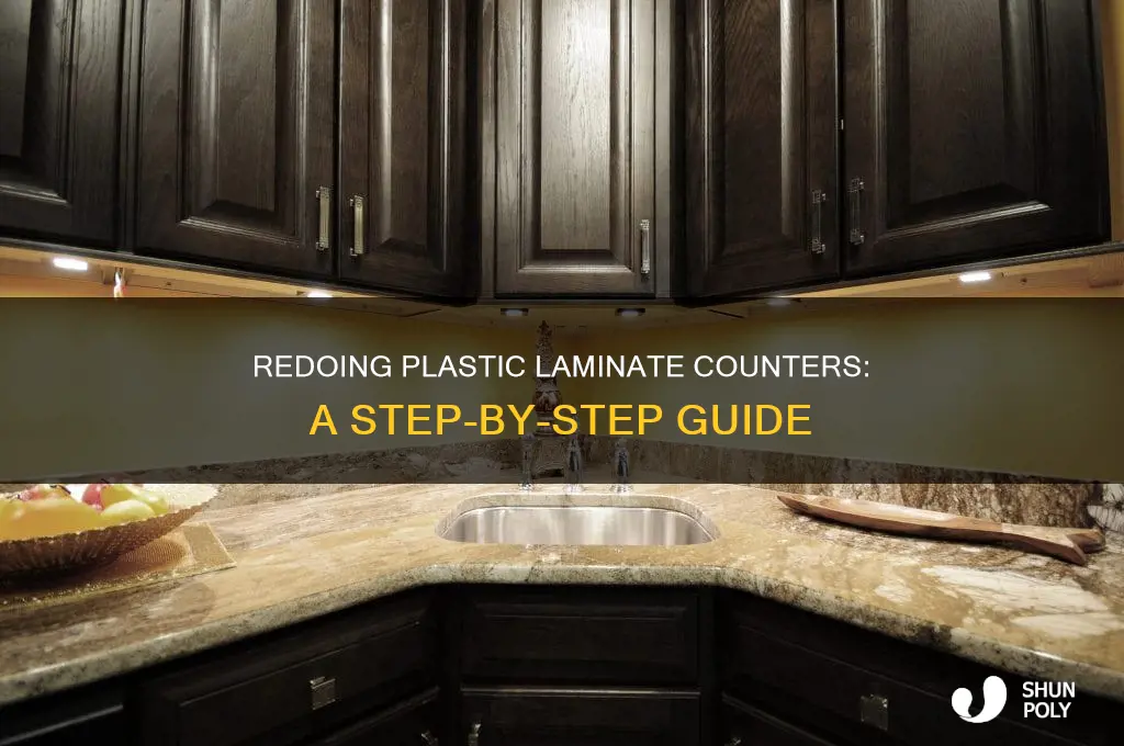 how to redo plastic laminate counter