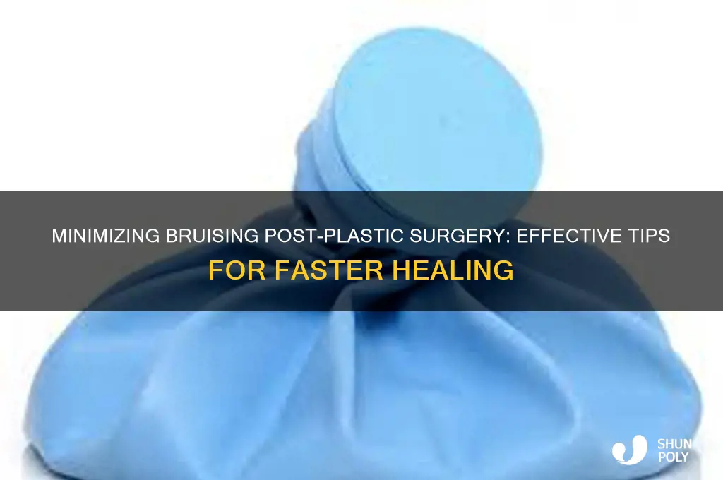 how to reduce bruising after plastic surgery