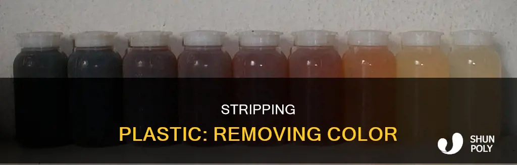 how to reduce color from plastic