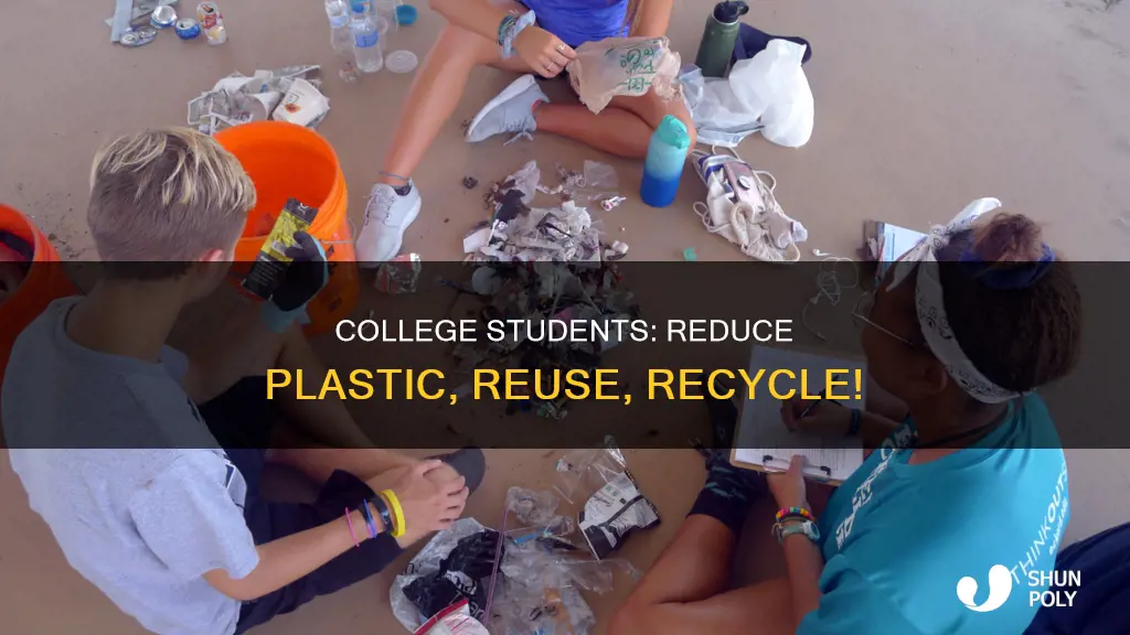 how to reduce plastic in college