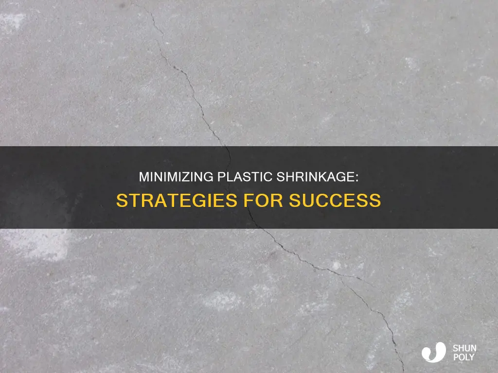 how to reduce shrinkage in plastics