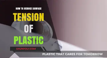 Strategies to Reduce Surface Tension on Plastics