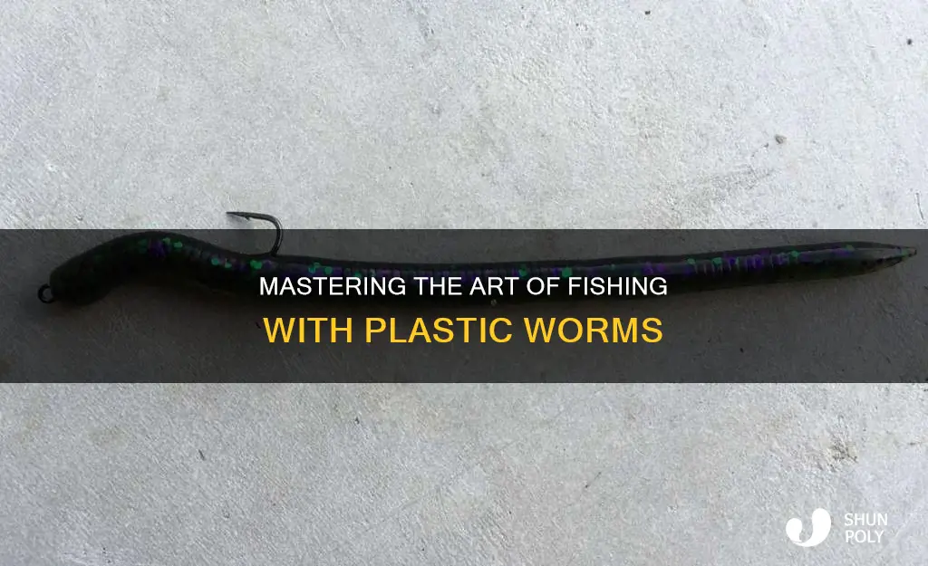 how to reel in a plastic worm