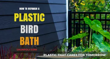 Revamping Your Plastic Bird Bath: A Simple Guide