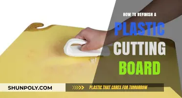 Revive Your Plastic Cutting Board: A Simple Refinishing Guide