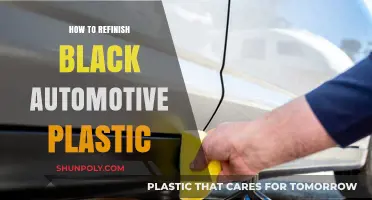 Reviving Black Automotive Plastic: A Refinishing Guide