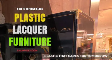 Reviving Black Lacquer: A Guide to Refinishing Plastic Furniture