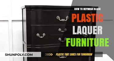 Reviving Black Lacquer: A Guide to Refinishing Plastic Furniture