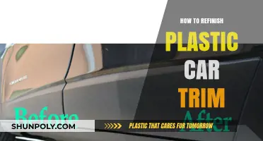 Reviving Car Trim: Refinishing Plastic Like New