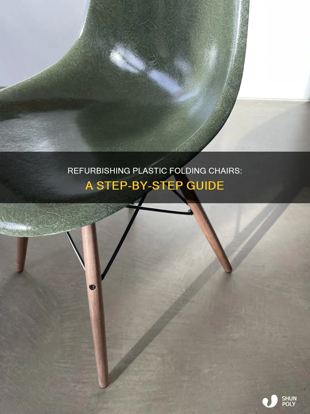 how to refinish plastic folding chair