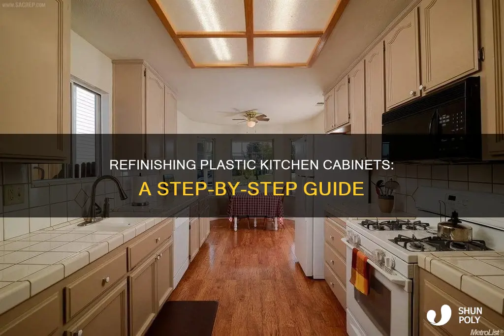 how to refinish plastic kitchen cabinets