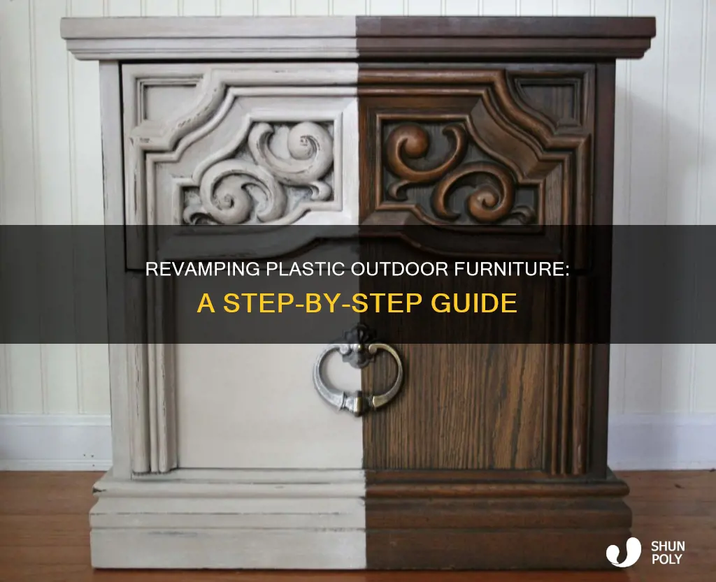 how to refinish plastic outdoor furniture