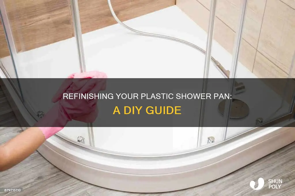 how to refinish plastic shower pan