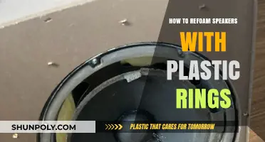 Refoaming Speakers: Plastic Rings, Easy Steps