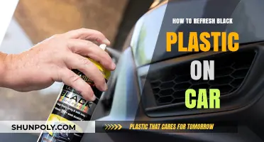 Revive Your Car's Black Plastic: DIY Guide