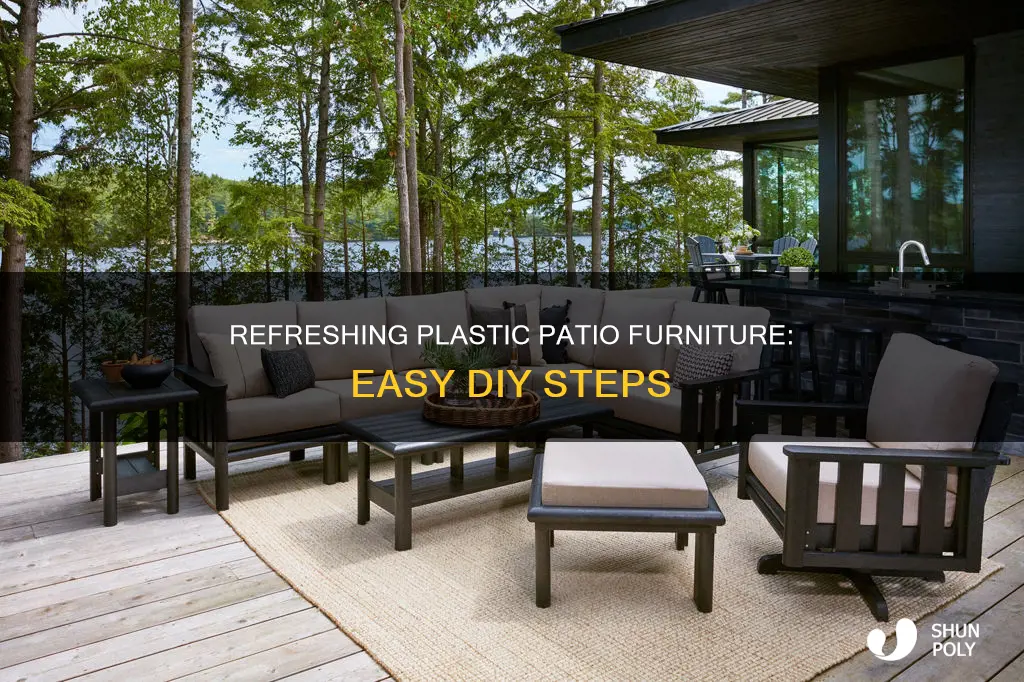 how to refresh plastic patio furniture