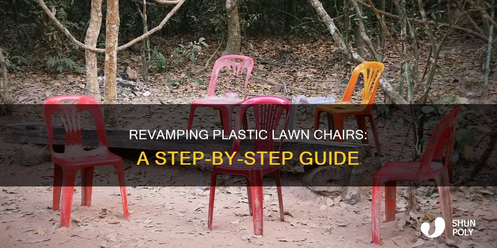 how to refurbish plastic lawn chairs