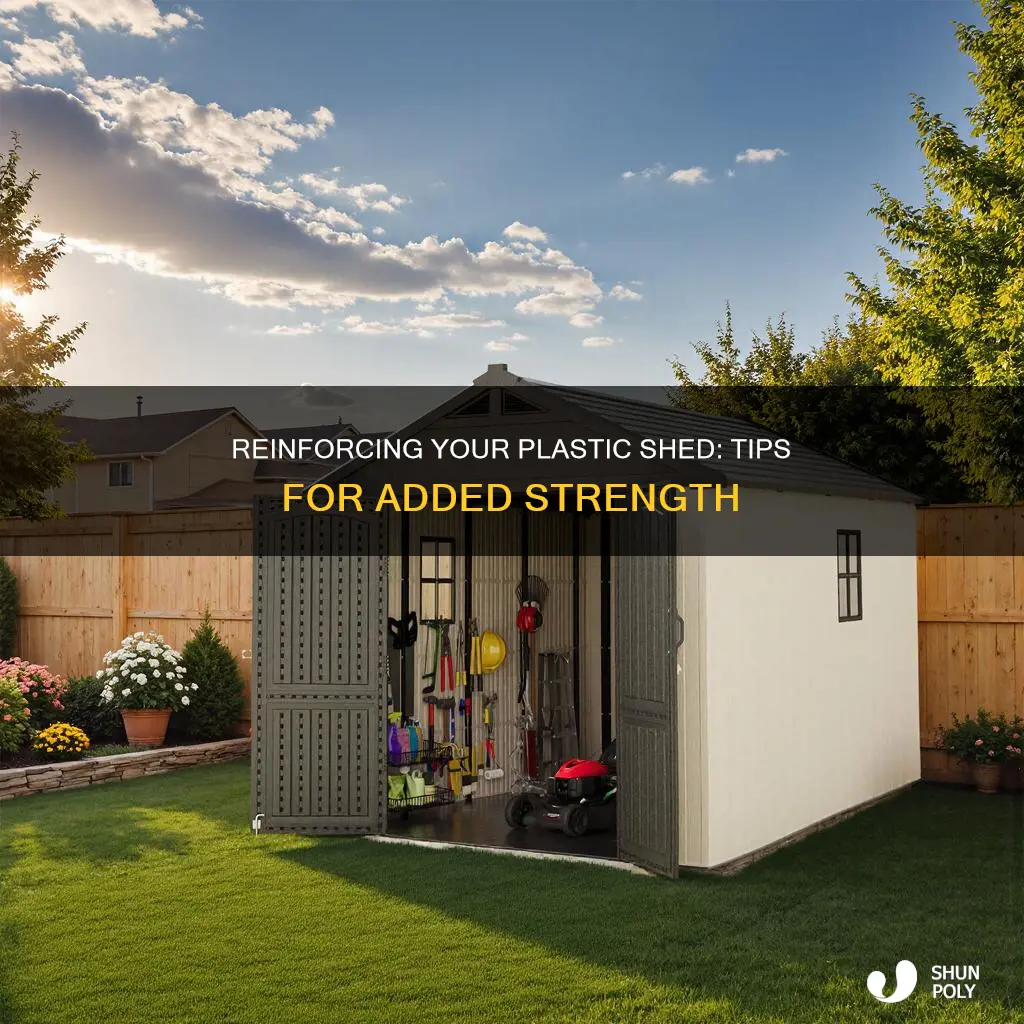 how to reinforce a plastic shed