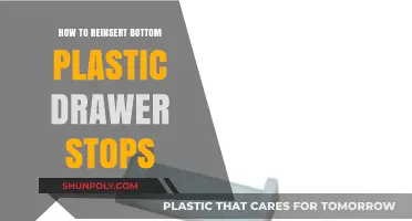 Reinserting Bottom Plastic Drawer Stops: A Quick DIY Guide