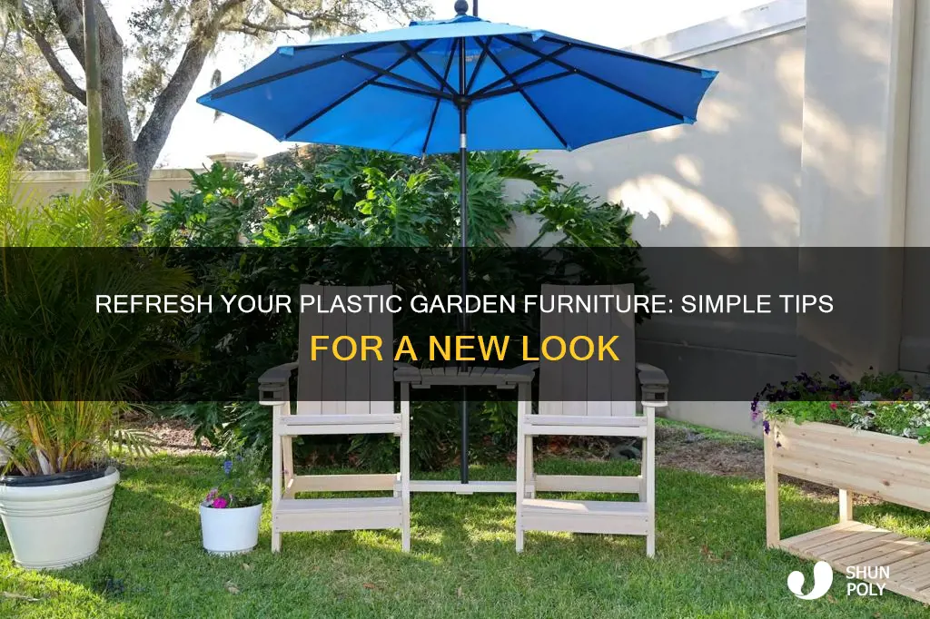 how to rejuvenate plastic garden furniture