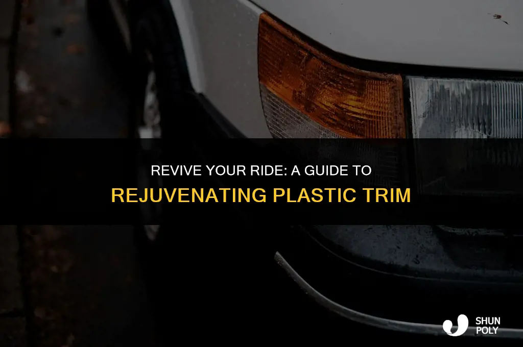 how to rejuvenate plastic trim