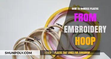 Embroidery Hoop Maintenance: Removing Plastic Cover