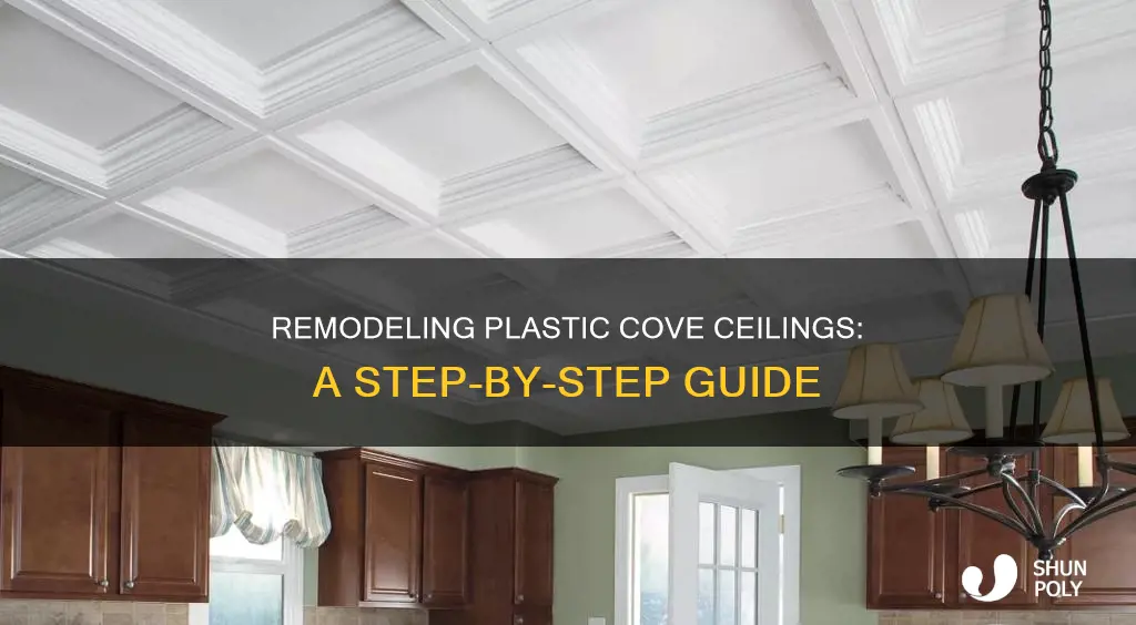 how to remodel plastic cove ceilings