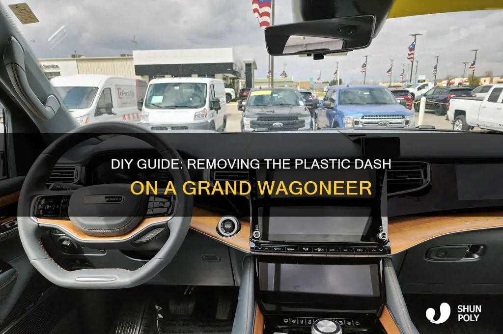 how to removal grand wagoneer plastic dash front