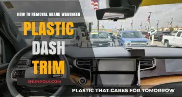 Easy Steps to Remove Grand Wagoneer Plastic Dash Trim