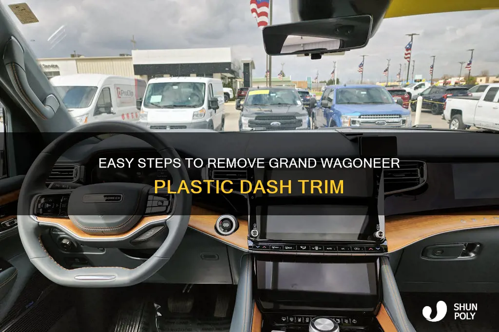 how to removal grand wagoneer plastic dash trim