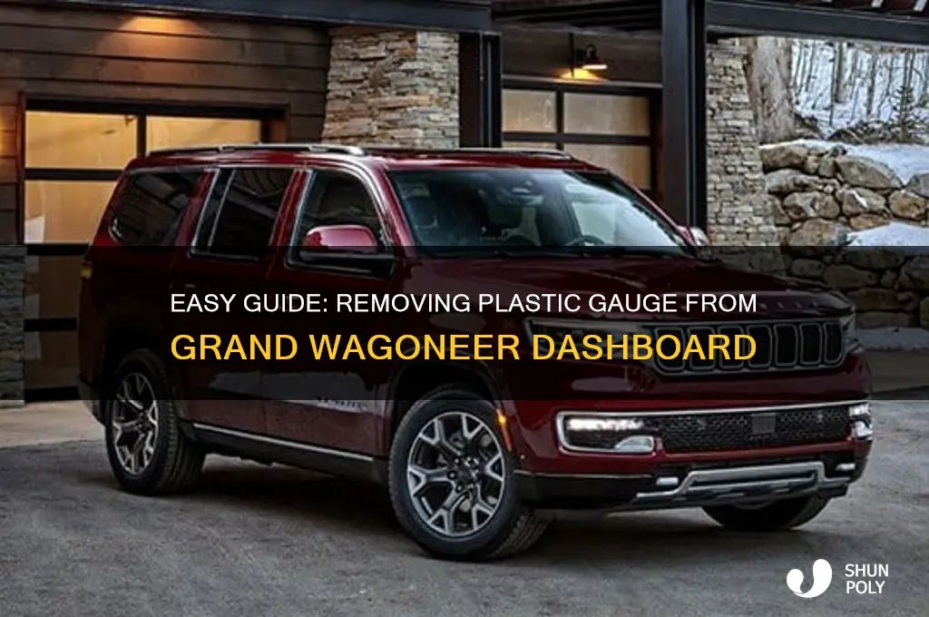 how to removal grand wagoneer plastic gauge