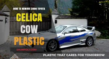 Removing Toyota Celica Cow Plastic: A 2000 Model DIY Guide