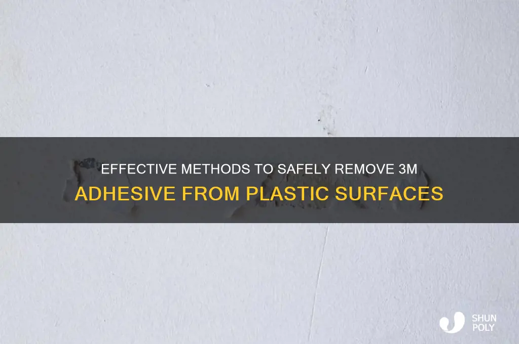 how to remove 3m adhesive from plastic