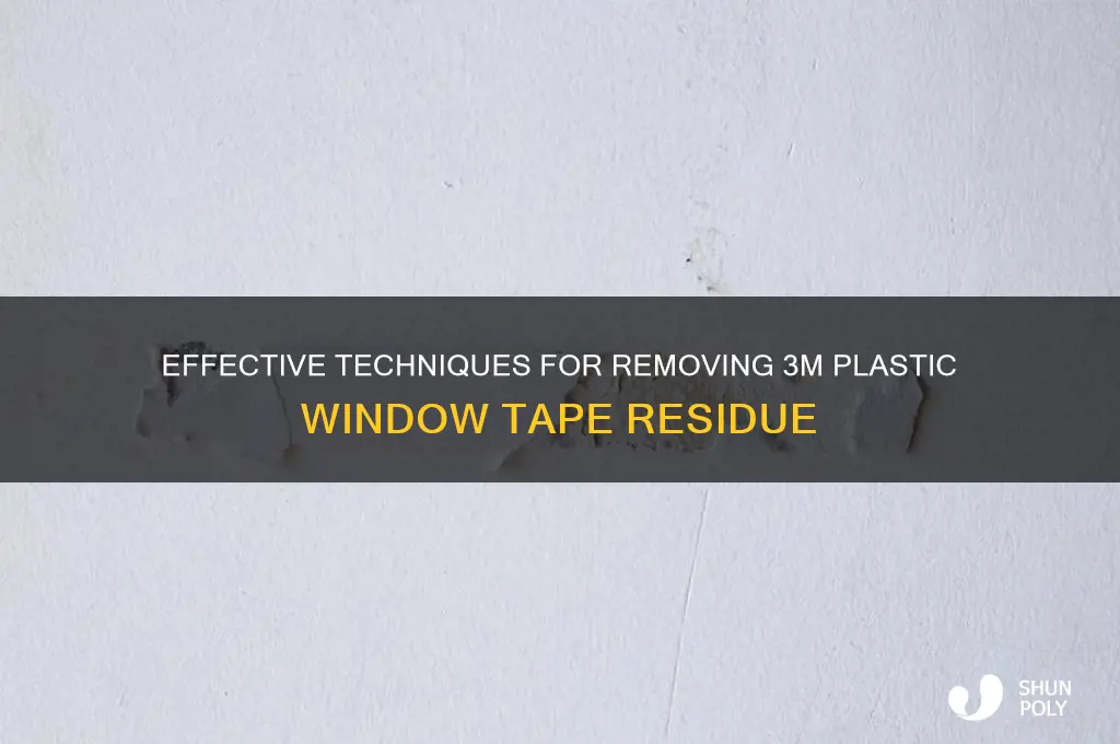 how to remove 3m plastic window tape