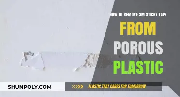 Removing 3M Sticky Tape from Porous Plastic: A Step-by-Step Guide