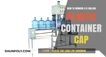 Unlocking the 5-Gallon Container: Removing the Stubborn Cap