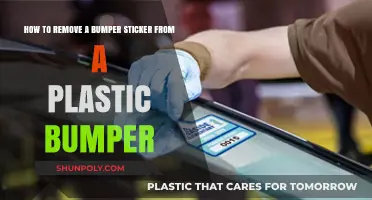 Effortless Bumper Sticker Removal: A Guide for Plastic Bumpers