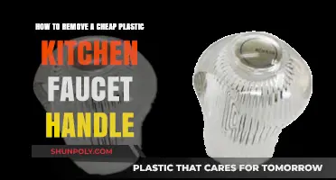 Easy DIY Guide: Removing a Cheap Plastic Kitchen Faucet Handle